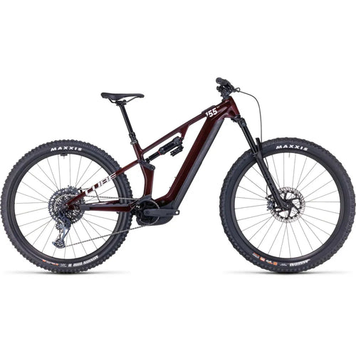 2024 Cube Stereo Hybrid ONE55 C:68X SLX 750 Carbon eMTB in Red