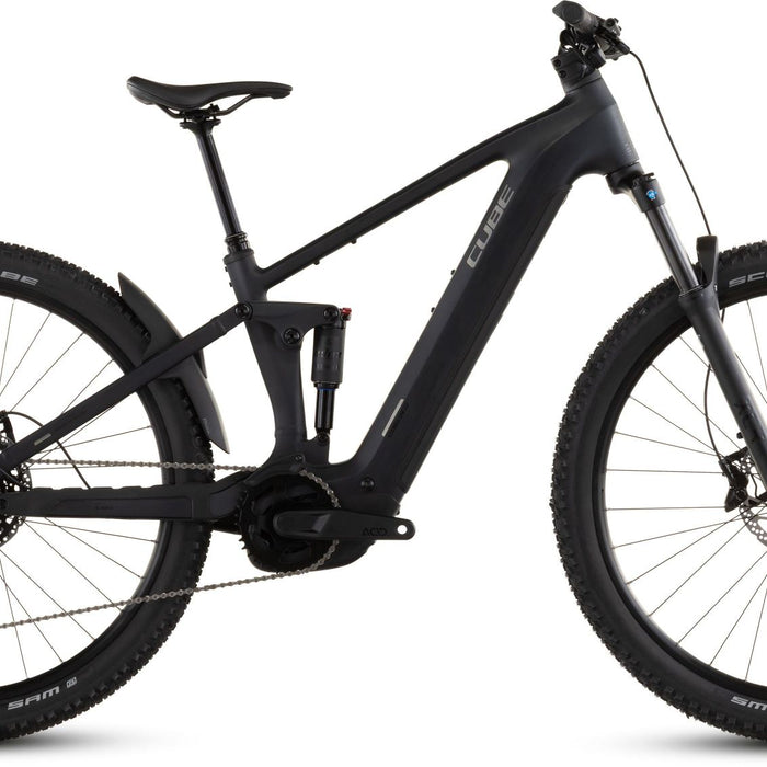 2026 Cube Cube Stereo Hybrid One22 Pro 600 Electric Mountain Bike In Night And Chrome