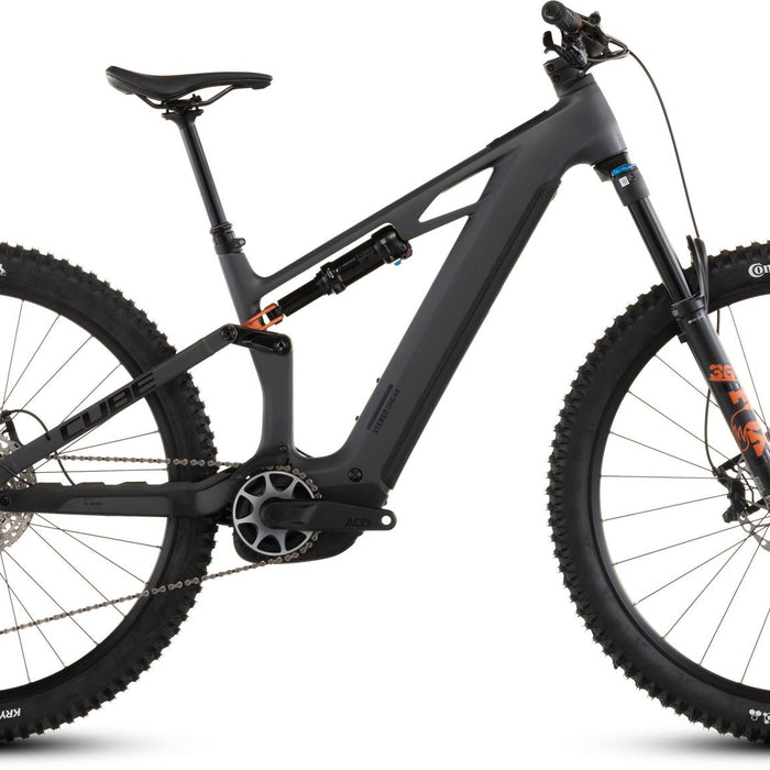 2026 Cube Cube Stereo Hybrid One44 Hpc Slx 800 Electric Mountain Bike In Slabgrey And Orange