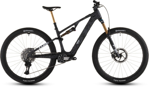 2026 Cube Cube Ams Hybrid One44 C:68X Slt 400X Electric Mountain Bike In Matrixblack And White