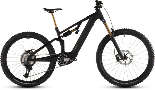 2026 Cube Cube Ams Hybrid One77 C:62 At 600X Electric Mountain Bike In Carbon And Gold
