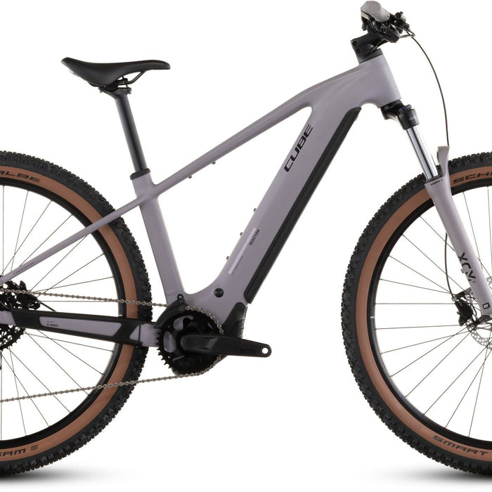 2026 Cube Cube Reaction Hybrid Performance 600 Electric Mountain Bike In Plumgrey And Black