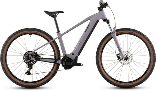 2026 Cube Cube Reaction Hybrid Performance 600 Electric Mountain Bike In Plumgrey And Black