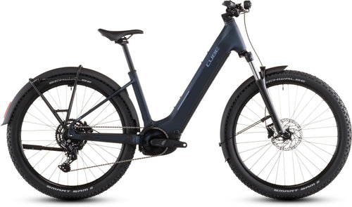 2026 Cube Cube Reaction Hybrid Performance 600 Fe Easy Entry Electric Mountain Bike In Indigoblue And Reflex