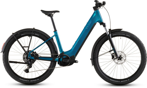 2026 Cube Cube Reaction Hybrid Performance 600 Fe Easy Entry Electric Mountain Bike In Electricblue And Dazzle