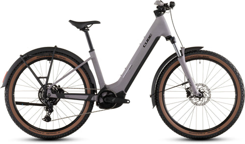 2026 Cube Cube Reaction Hybrid Performance 600 Fe Easy Entry Electric Mountain Bike In Plumgrey And Black