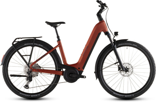 2026 Cube Cube Nuride Hybrid Pro 800 Easy Entry Electric Hybrid Bike In Chilli And Black