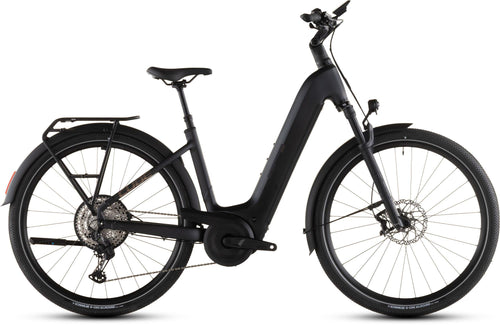 2026 Cube Cube Nuride Hybrid Slx 800 Easy Entry Electric Hybrid Bike In Black And Gold