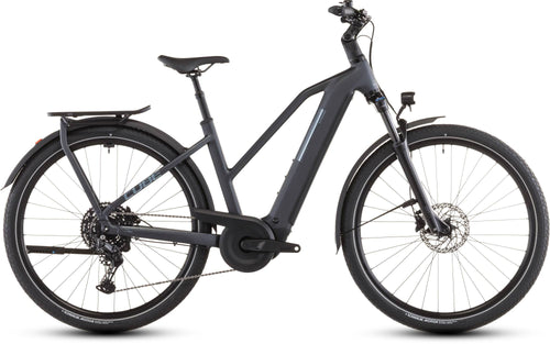 2026 Cube Cube Kathmandu Hybrid One 800 Trapeze Electric Hybrid Bikes In Metallicgrey And Grey