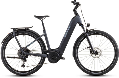 2026 Cube Cube Kathmandu Hybrid One 800 Easy Entry Electric Hybrid Bikes In Metallicgrey And Grey