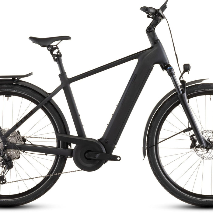 2026 Cube Cube Kathmandu Hybrid Pro 800 Electric Hybrid Bikes In Coal And Black