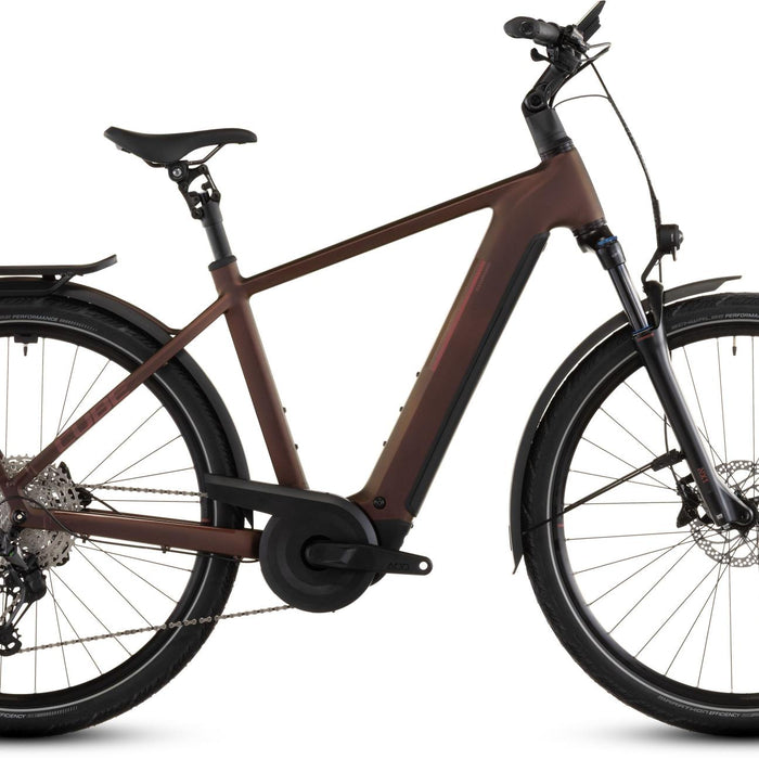 2026 Cube Cube Kathmandu Hybrid Pro 800 Electric Hybrid Bikes In Sunglow And Chrome
