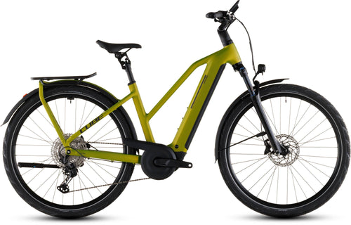 2026 Cube Cube Kathmandu Hybrid Pro 800 Trapeze Electric Hybrid Bikes In Lizard And Black