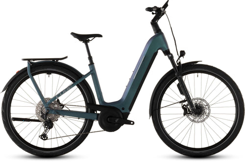 2026 Cube Cube Kathmandu Hybrid Exc 800 Easy Entry Electric Hybrid Bikes In Smaragdgrey And Prism