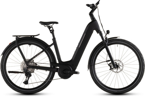 2026 Cube Cube Kathmandu Hybrid Slx 800 Easy Entry Electric Hybrid Bikes In Silverdust And Chrome