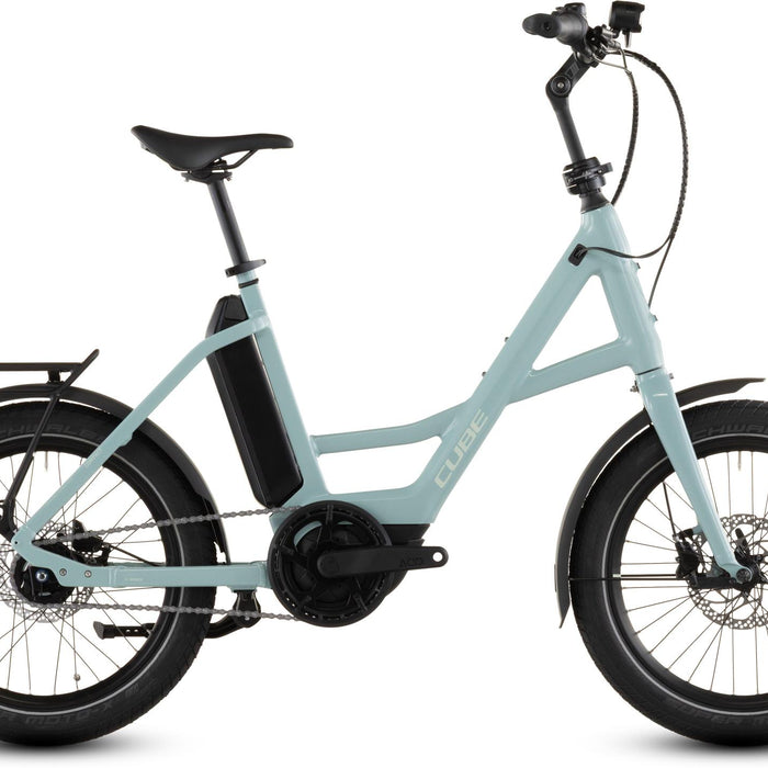 2026 Cube Cube Compact Hybrid Comfort 545 Electric Hybrid Bikes In Skylightblue And Blue