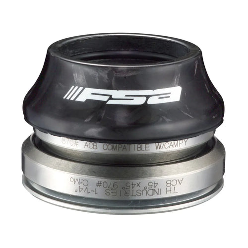 FSA Orbit C-33 Integrated Headset Black 1.1/8 to 1.25 tapered steerer 9mm top cap