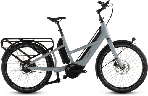 2026 Cube Cube Longtail Hybrid Comfort 800 Electric Hybrid Bikes In Mineralgrey And Reflex