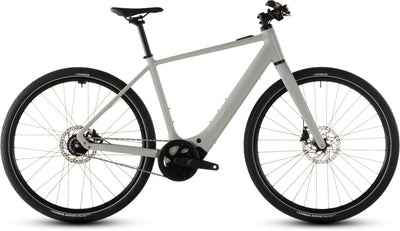 2026 Cube Cube Editor Hybrid Slx 400X Electric Hybrid Bikes In Reedbeige And Chrome