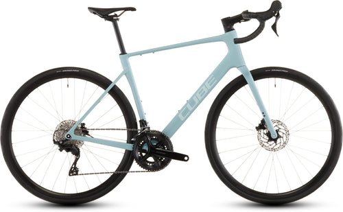 2026 Cube Cube Attain C:62 Race Road Bike In Skylightblue And Cyan