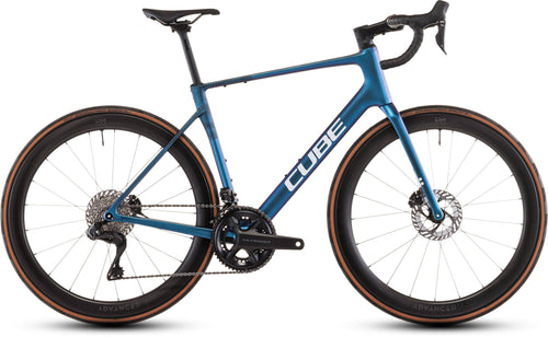 2026 Cube Cube Attain C:62 Slt Road Bike In Shiftmint And White