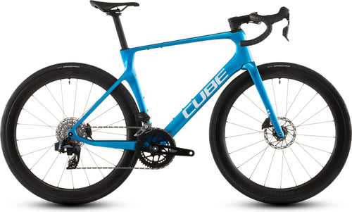 2026 Cube Cube Agree C:62 Ex Road Bike In Topasblue And White