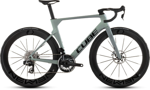 2026 Cube Cube Litening Aero C:68X Slx Road Bike In Seagrey And Black