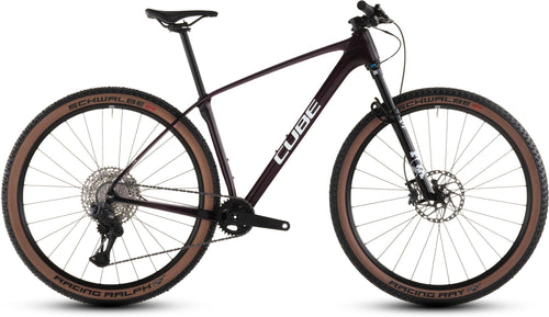2026 Cube Cube Reaction C:62 Race Hardtail Mountain Bike In Liquidred And White
