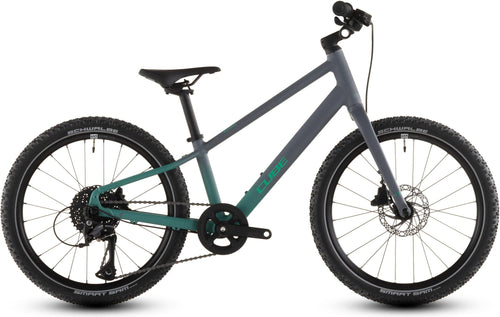 2026 Cube Cube Numove 200 Disc Kids Bike In Lavagrey And Coolgreen