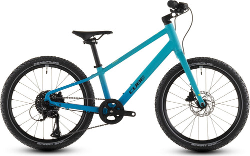 2026 Cube Cube Numove 200 Disc Kids Bike In Pacificblue And Steelblue