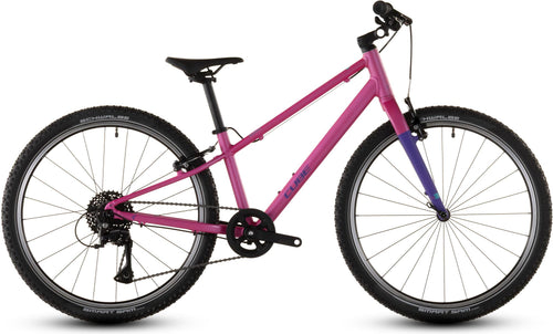 2026 Cube Cube Numove 240 Kids Bike In Fucsia And Plum