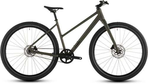 2026 Cube Cube Editor One Trapeze Hybrid Bike In Reedgreen And Black