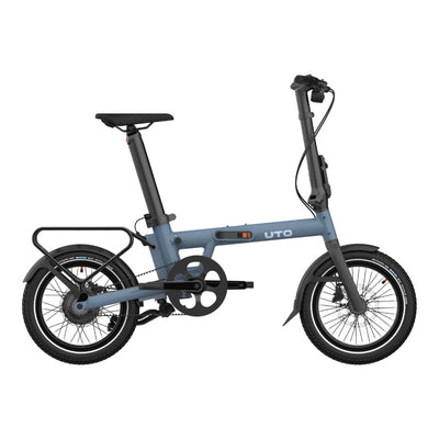 UTO Morning PRO16 Electric Folding Bike in Mineral Blue