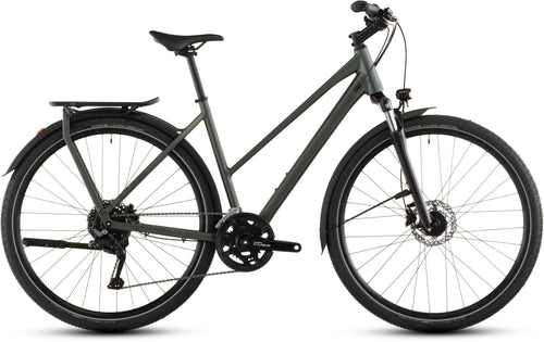 2026 Cube Cube Kathmandu One Trapeze Hybrid Bike In Sagebrushgreen And Green
