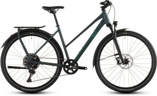 2026 Cube Cube Kathmandu Slt Trapeze Hybrid Bike In Duskwood And Goblin