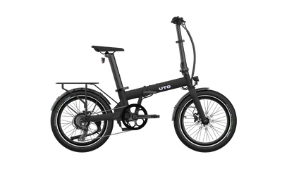 UTO Afternoon OG20 Electric Folding Bike in Onyx Black