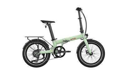 UTO Afternoon OG20 Electric Folding Bike in Sage Green