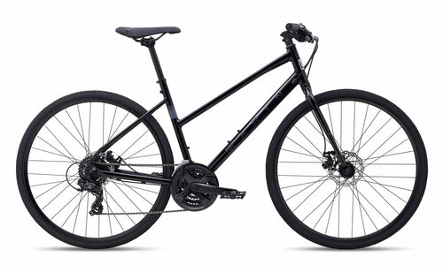 2025 Marin Fairfax 1 ST Hybrid Bike in Black