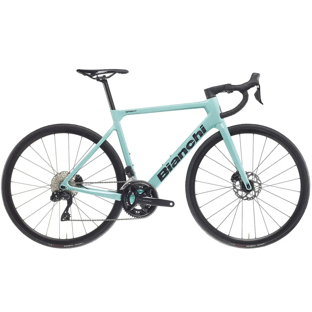2024 Bianchi Sprint Disc 105 Di2 Carbon Road Bike in Celeste