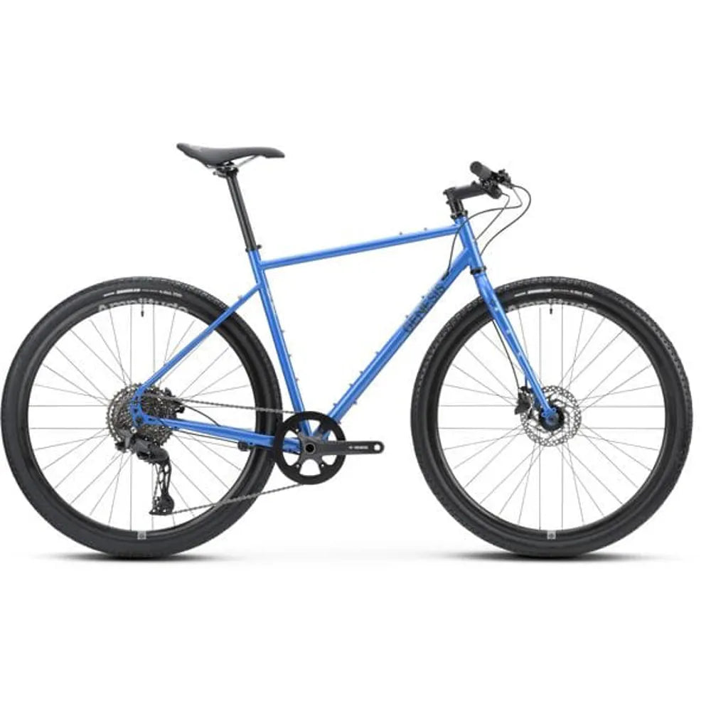 2025 Genesis Croix De Fer 20 FB Cues Flat Bar Gravel Bike in Blue