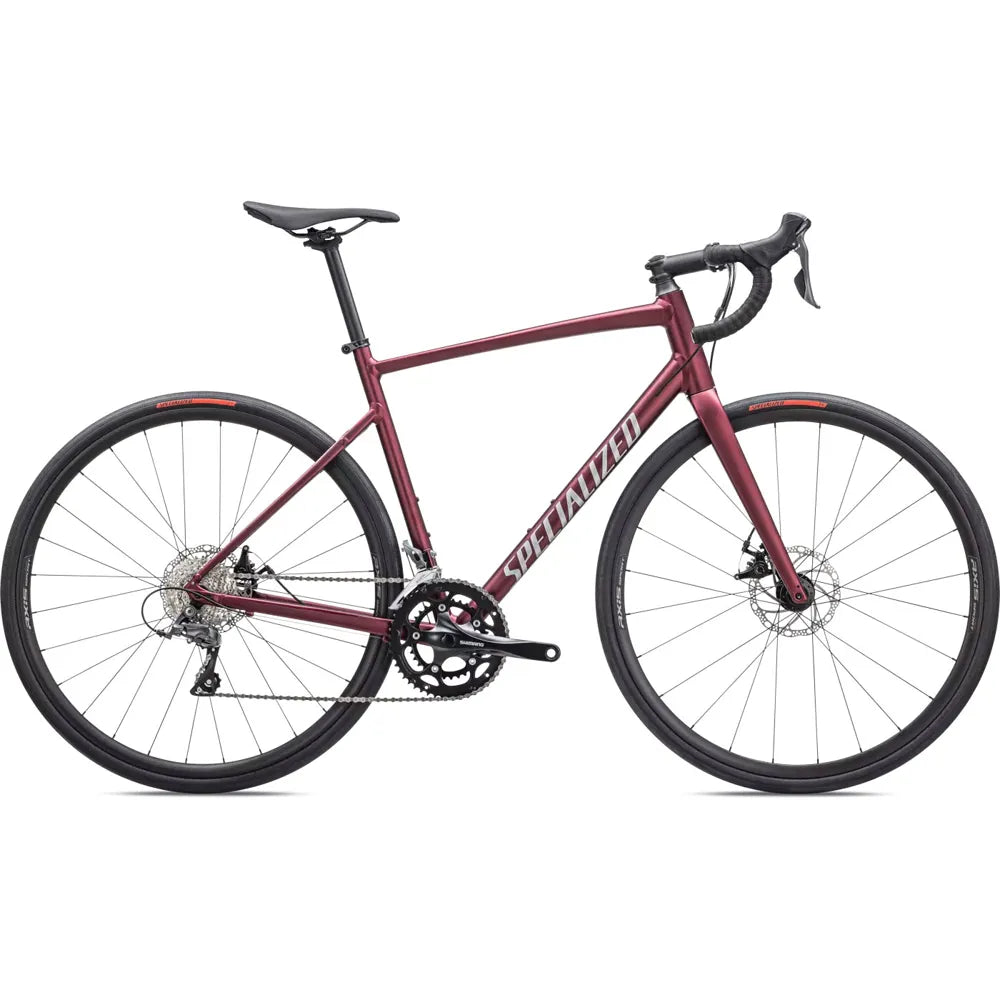 2025 Specialized Allez Disc Alloy Road Bike in Maroon