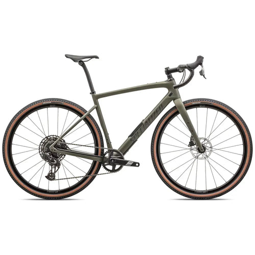 2025 Specialized Diverge Comp Carbon Apex eTap AXS in Satin Oak Green