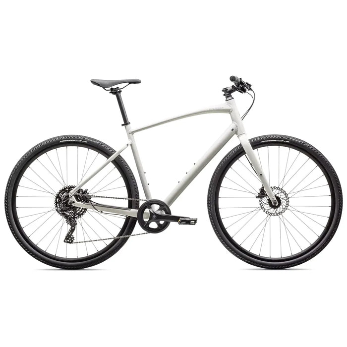 2025 Specialized Sirrus X 2.0 Hybrid Bike in Gloss Dune White