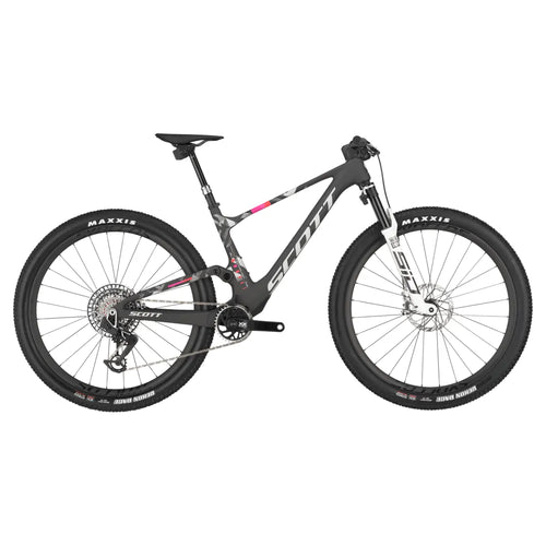 2025 Scott Spark RC World Cup EVO Carbon Hardtail Mountain Bike in Carbon Black