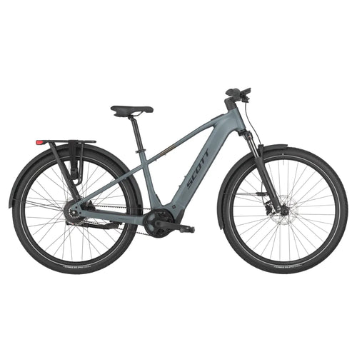 2025 Scott Sub 10 Belt Electric Bike in Hematite Blue