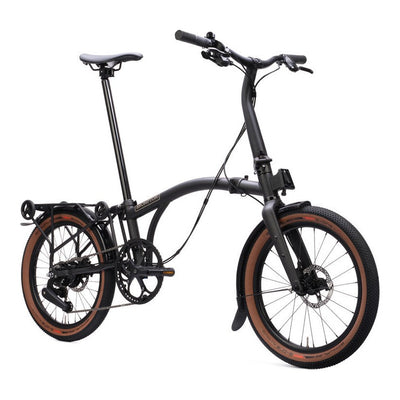 2026 Brompton G Line with Rack Folding Gravel Bike in Space Black