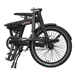 UTO Afternoon PRO 20 Folding Bike in Onyx Black