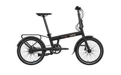 UTO Afternoon PRO 20 Folding Bike in Onyx Black