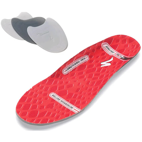 Specialized Body Geometry High Performance Footbeds in Red Size EU36-38