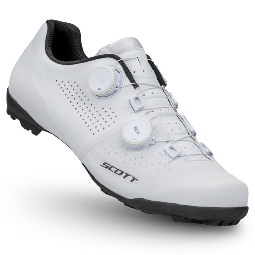 SCOTT Gravel RC Carbon Shoe in White/Black, main view